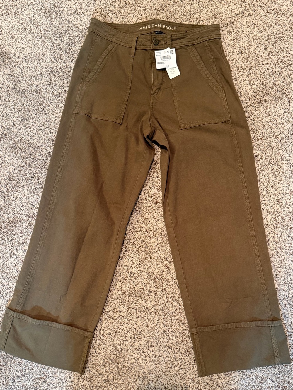 American Eagle Outfitters Olive Utility Cargo Pants
